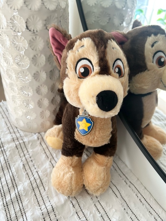 Paw Patrol Other - Paw Patrol Build a Bear Chase Brown and Cream Plush Police Pup